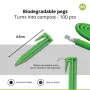 Kołki biodegradowalne 100 sztuk (kompostowalne)
