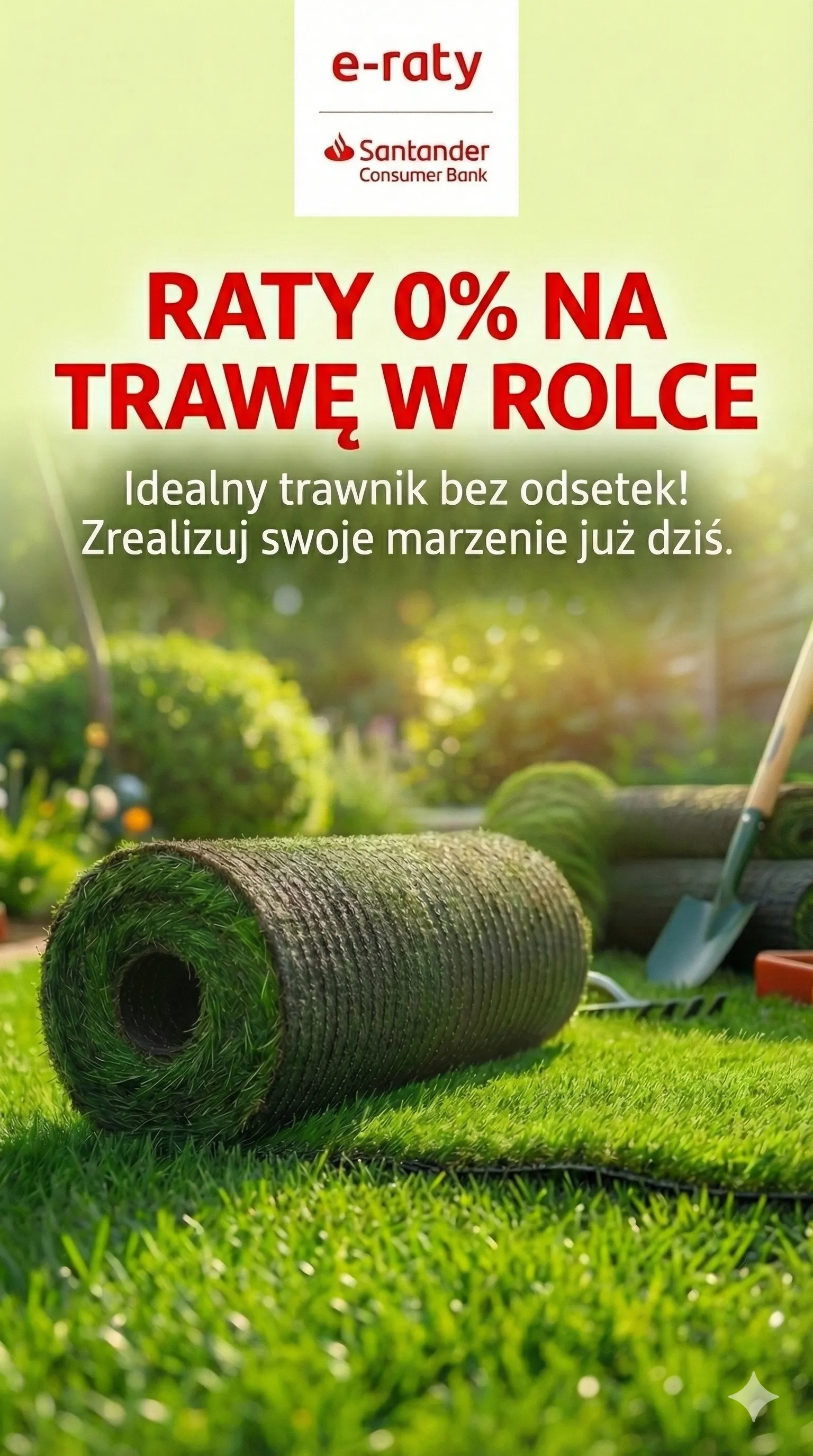 Trawa w rolce na raty